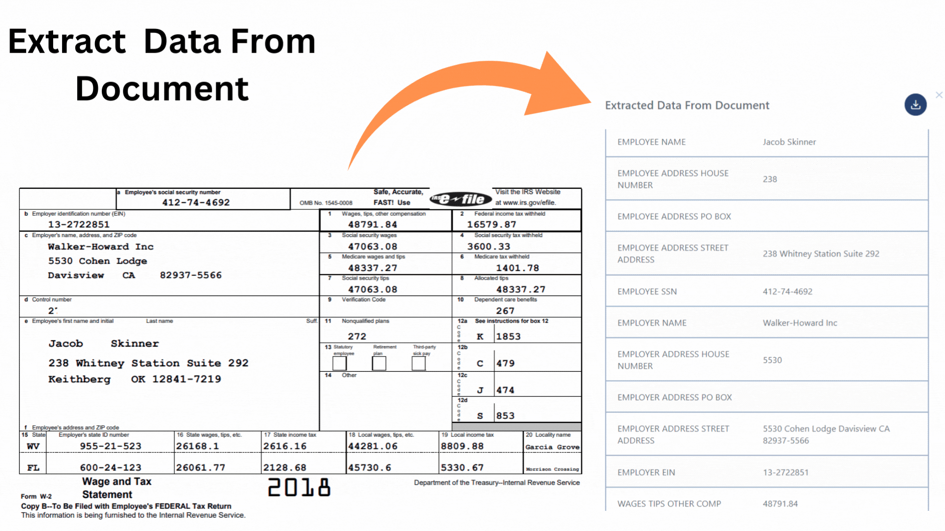Automatic Data Extraction from documents with AI for Accounting, Bookkeeping firms